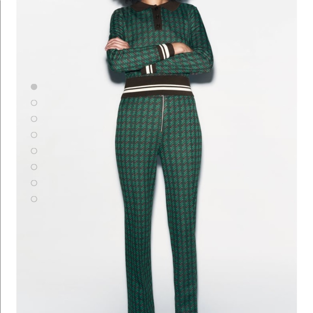 Zara jacquard set